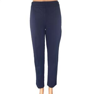 Talbots Chatham Women's Black Mid Rise Straight Leg Trousers Dress Pants Size 4